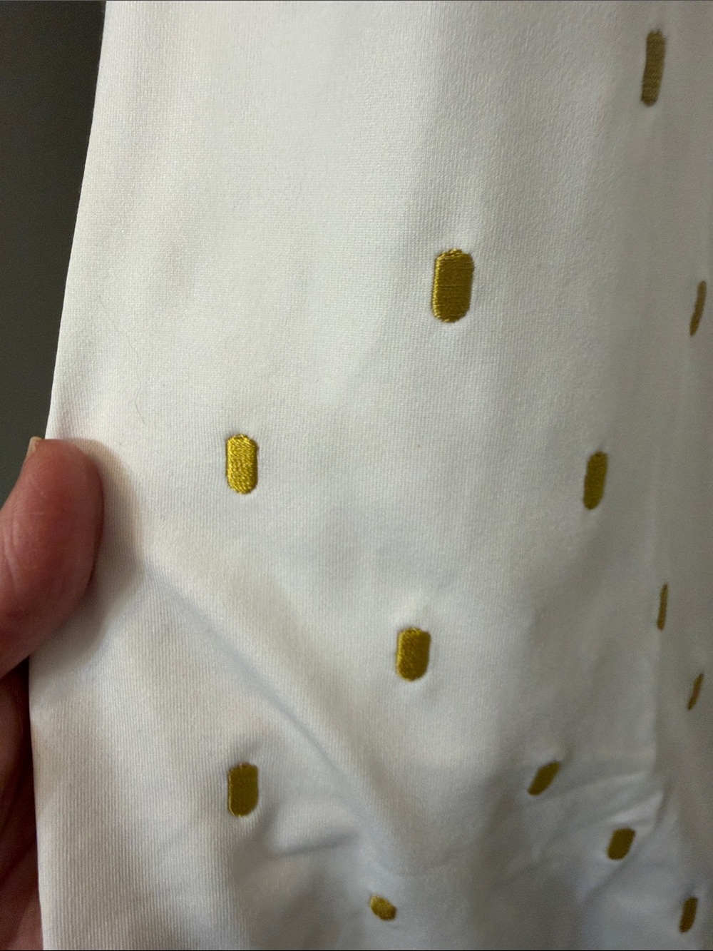 Gretchen Scott Rocket Girl white with gold embroidered Trim M like new - Picture 12 of 14